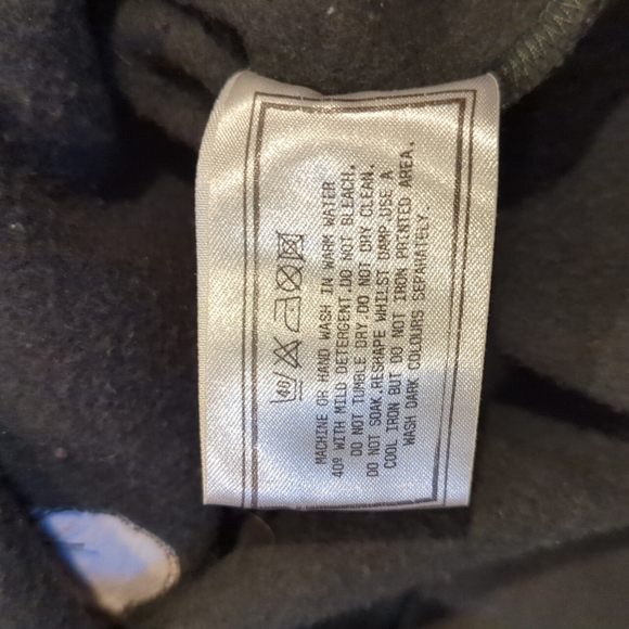 Tulchan Vintage Pullover Collar Sweatshirt Green Embroidered Shephard Sheep y2k - Picture 11 of 12